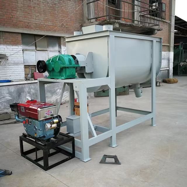 Horizontal Animal Feed Mixer Livestock Feed Mixer Corn Horizontal Mixing Machine Cattle Animal Feed Mixer Machine
