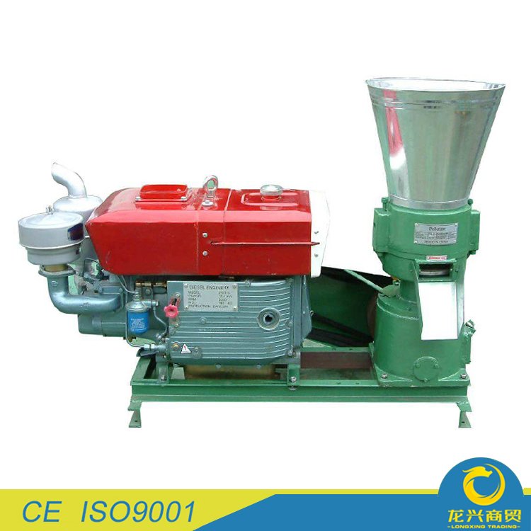 Grass silage pellet mill machine to make granular fodder for animals
