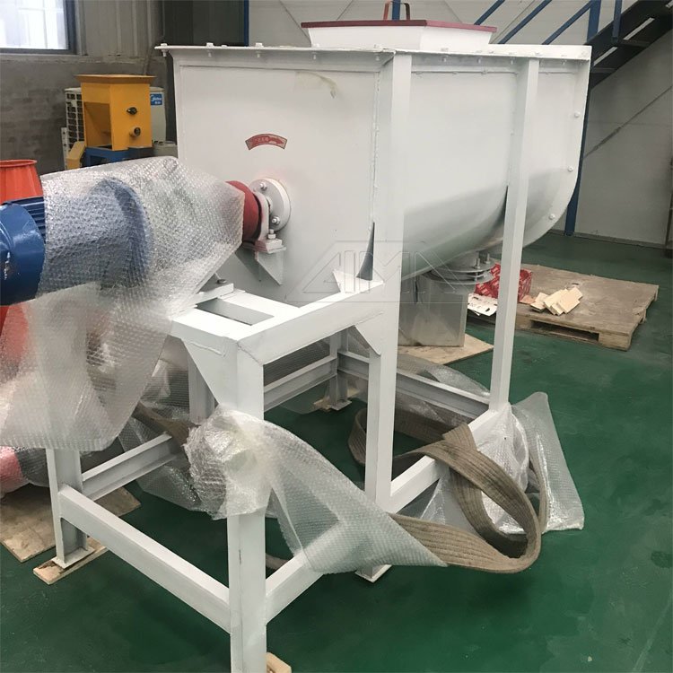 150kg/batch Industrial horizontal animal blender/ dry poultry cattle feed mixer