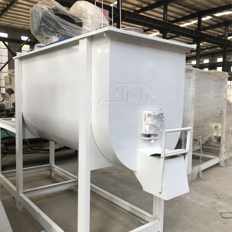 150kg/batch Industrial horizontal animal blender/ dry poultry cattle feed mixer