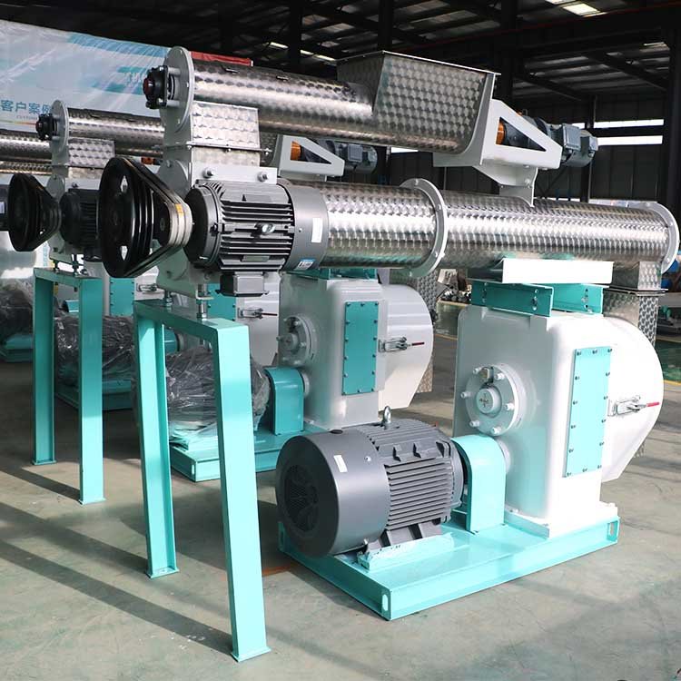 1-2t/h SZLH250 Chicken feed pellet production machine animal feed mill for poultry feed line