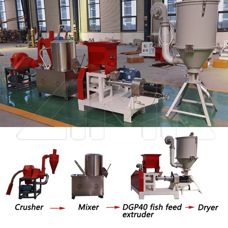 25kg/10min Animal Food Blender Animal Feed Making Line Feed Mixer