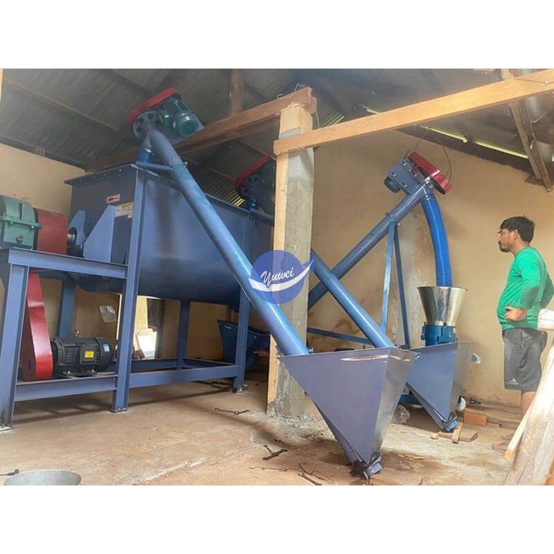 High quality poultry feed extruder equipment animal feed making machine animal feed pallet machine