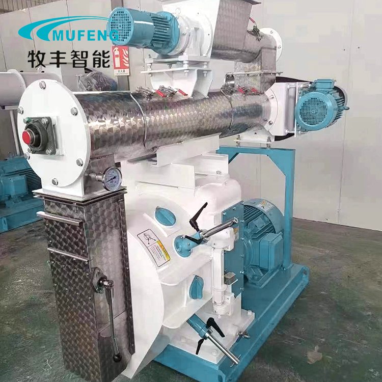 Mufeng Animal Feed Pellet Machine 55kw Cow Feed Machinery Ring Die Pellet Machine For Pig And Chicken Feed