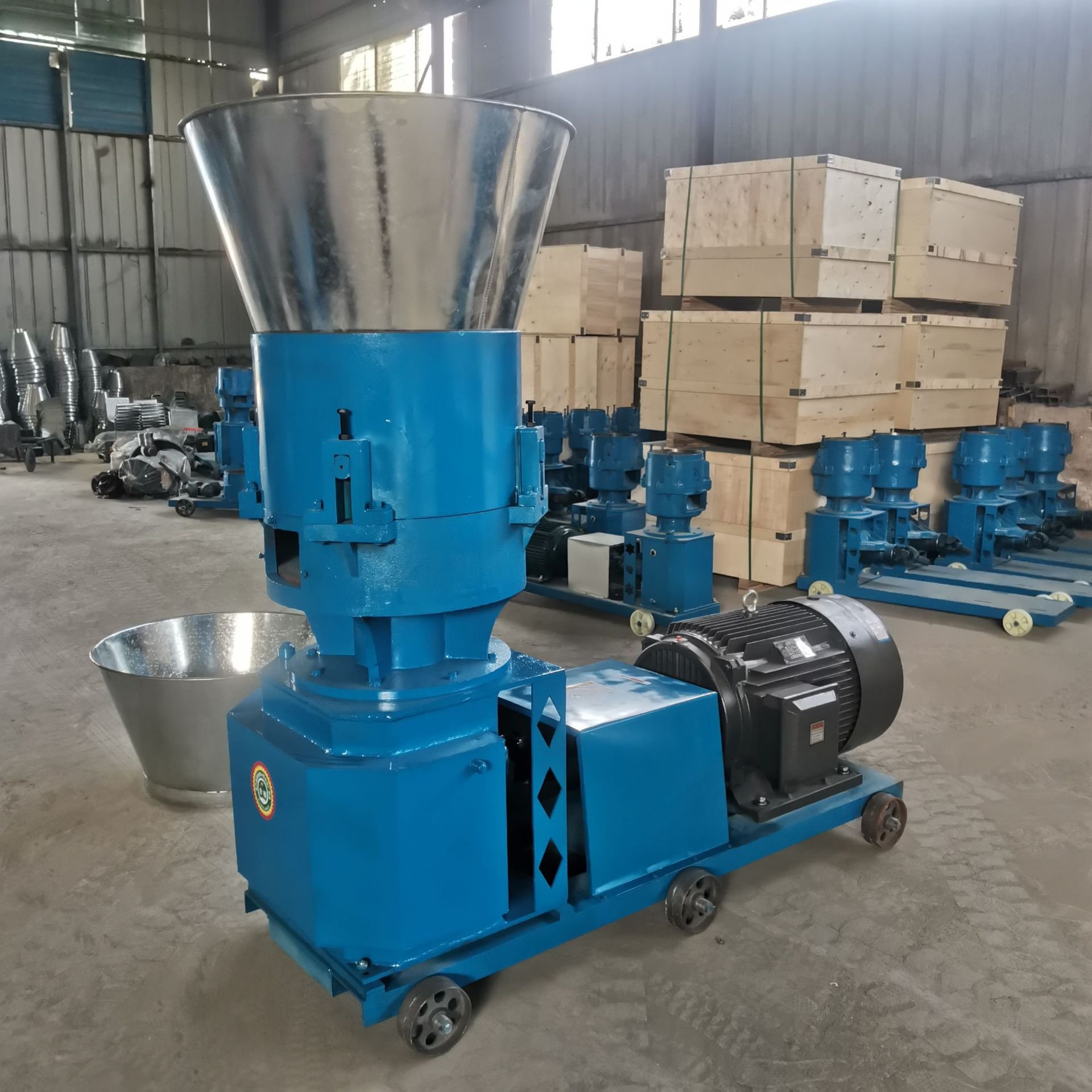 Multiple grinding disc sizes feed pellet machine diesel animal feed pellet machine price cheapest pellet machine animal feed