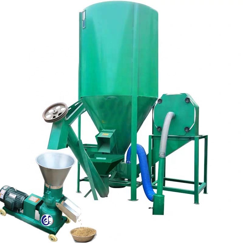 Best Poultry Small Feed Crusher Machine Fish Animal Feed Grinder and Mixer Bean Corn Wheat Cassave China Brand Carbon Steel 380v