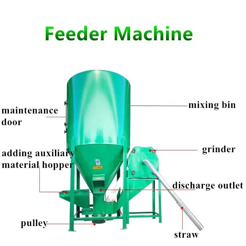 Best Poultry Small Feed Crusher Machine Fish Animal Feed Grinder and Mixer Bean Corn Wheat Cassave China Brand Carbon Steel 380v