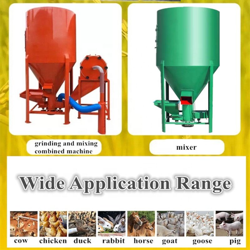 Best Poultry Small Feed Crusher Machine Fish Animal Feed Grinder and Mixer Bean Corn Wheat Cassave China Brand Carbon Steel 380v