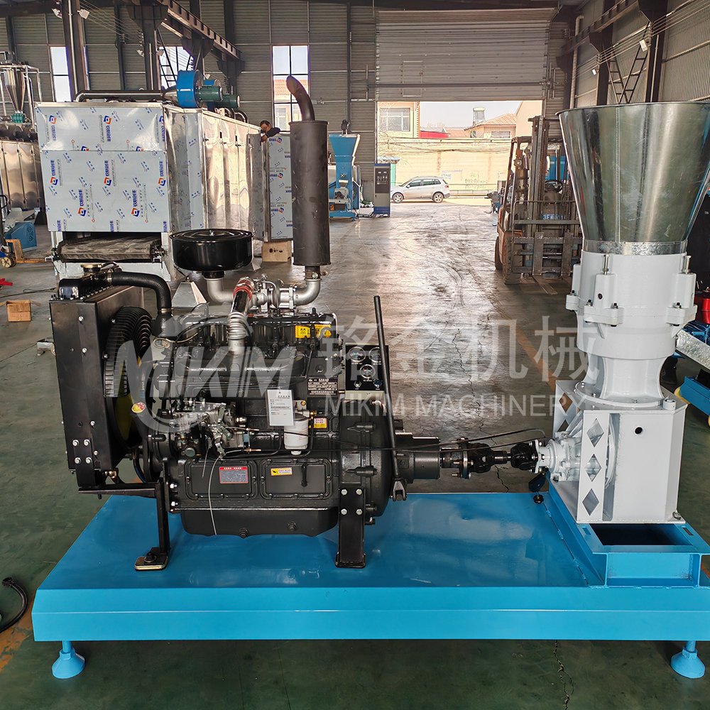 Hot Selling New Poultry Chicken Goat Feed Pellet Making Machine Sawdust Wood Mixer Restaurant Fishery Pump Gearbox Bearing