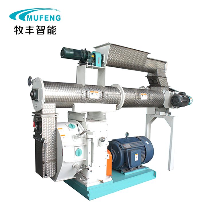 Mufeng 0.5-15t/h Chicken Poultry Feed 55kw Pellet Machine Animal Feed Factory Equipment Cattle Sheep Horses Poultry Farming