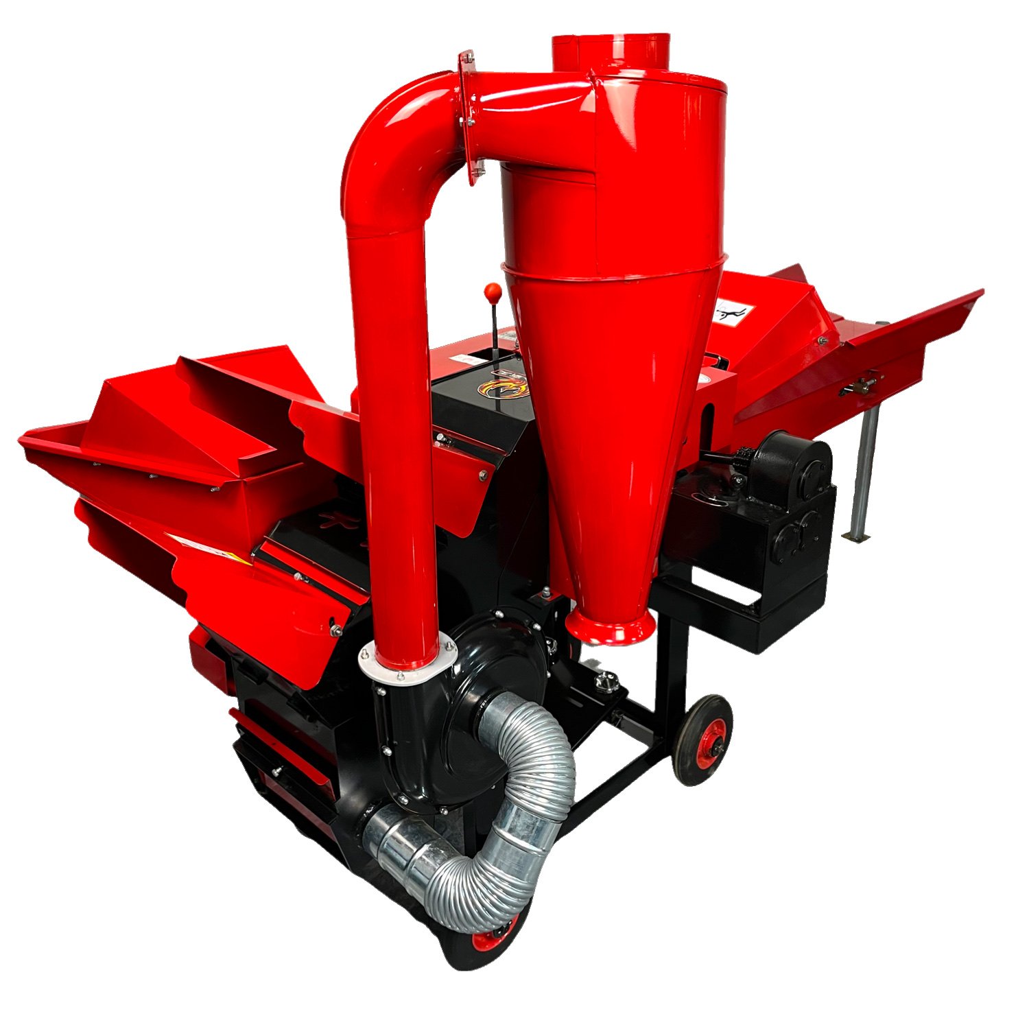 Automatic feed flat sprayer livestock corn stalk straw hay grass chopper crusher chaff cutter machine animal grass 5.5 t/h