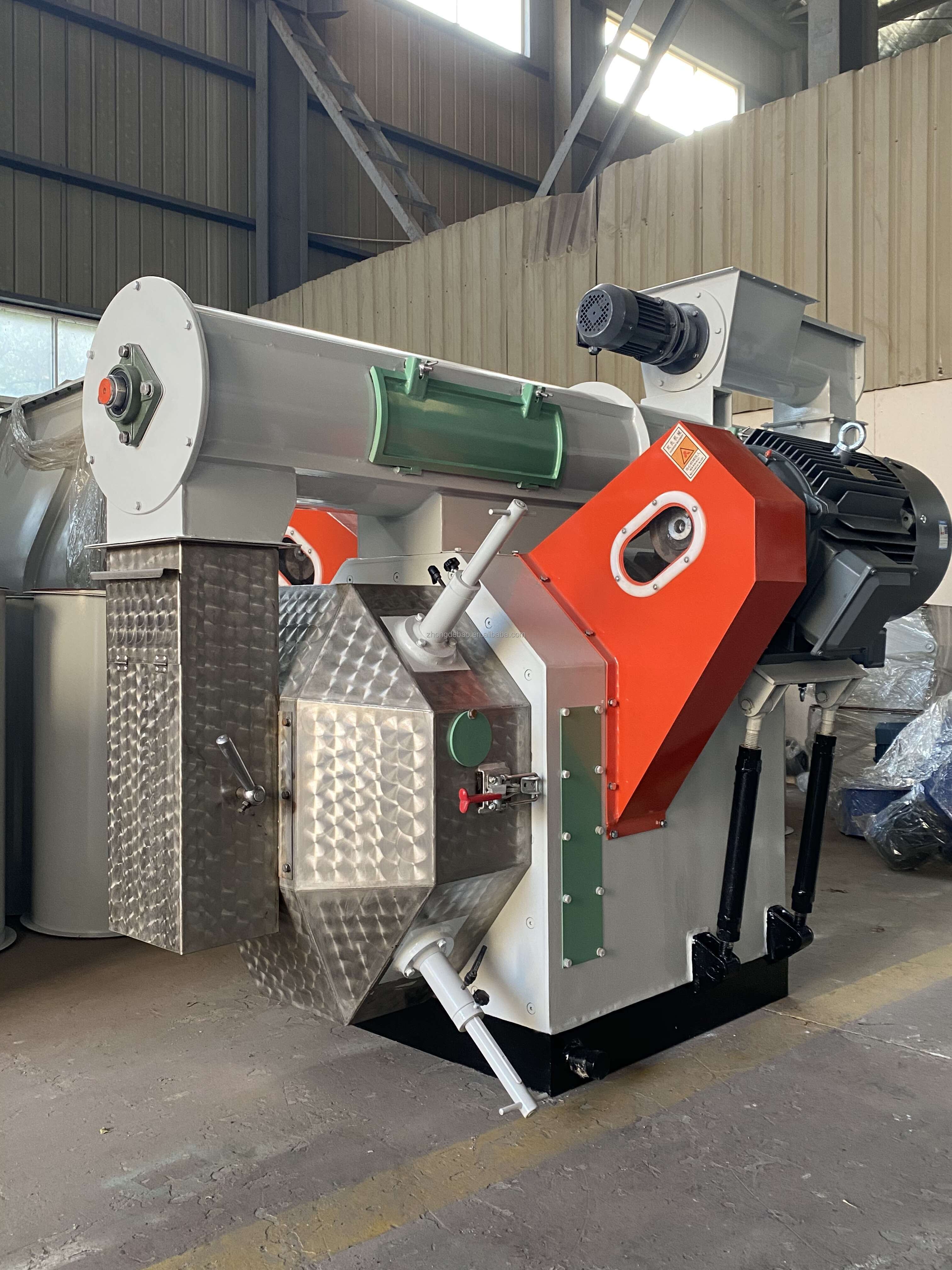 CE cattle goat livestock 6mm feed pellet line poultry animal feed machine pelletizer with mixer to packaging machine