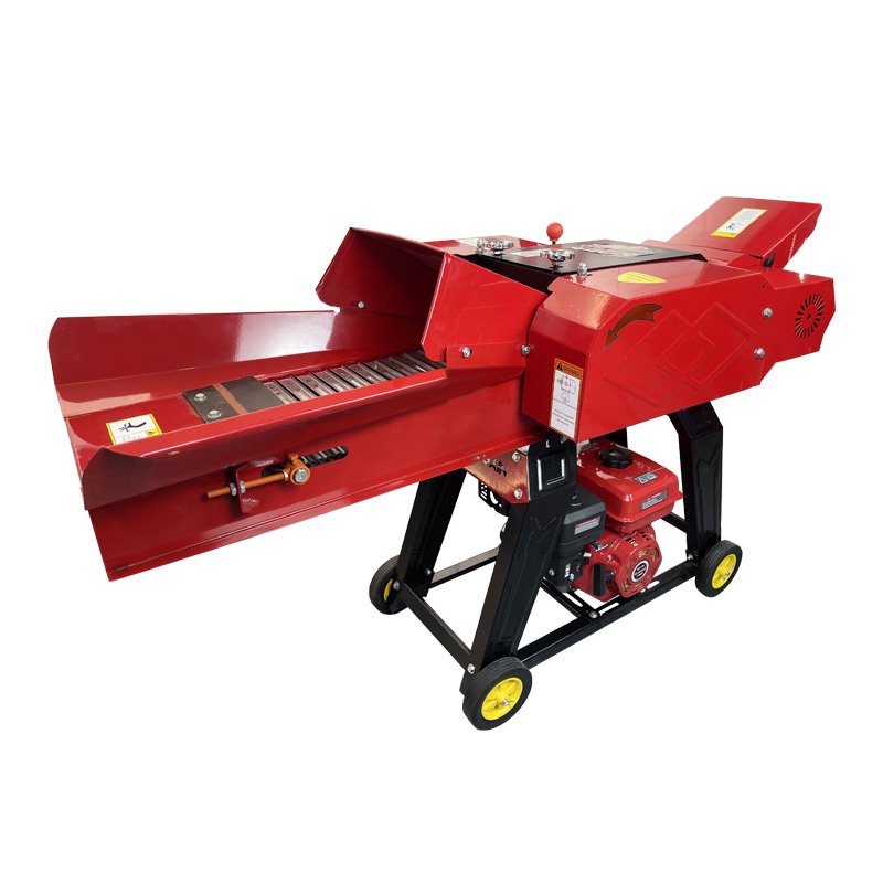 Automatic feed conveyor livestock straw hay crusher grass chopper machine silage chaff cutter machine animal feed 4.5 ton/h