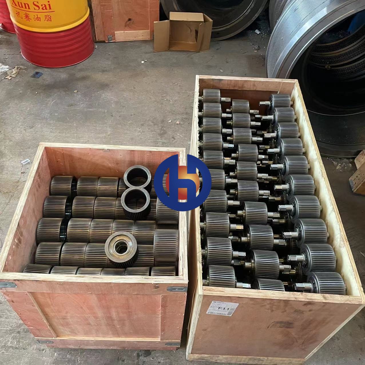 animal feed pellet making machine parts ring die and roller shell