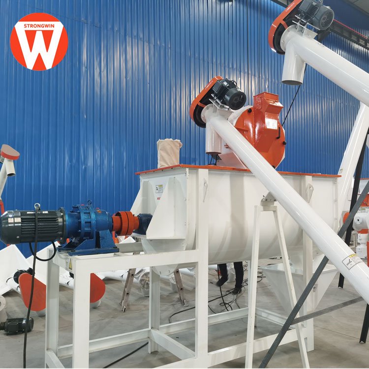 SZLH250 poultry animal feed pellet production line