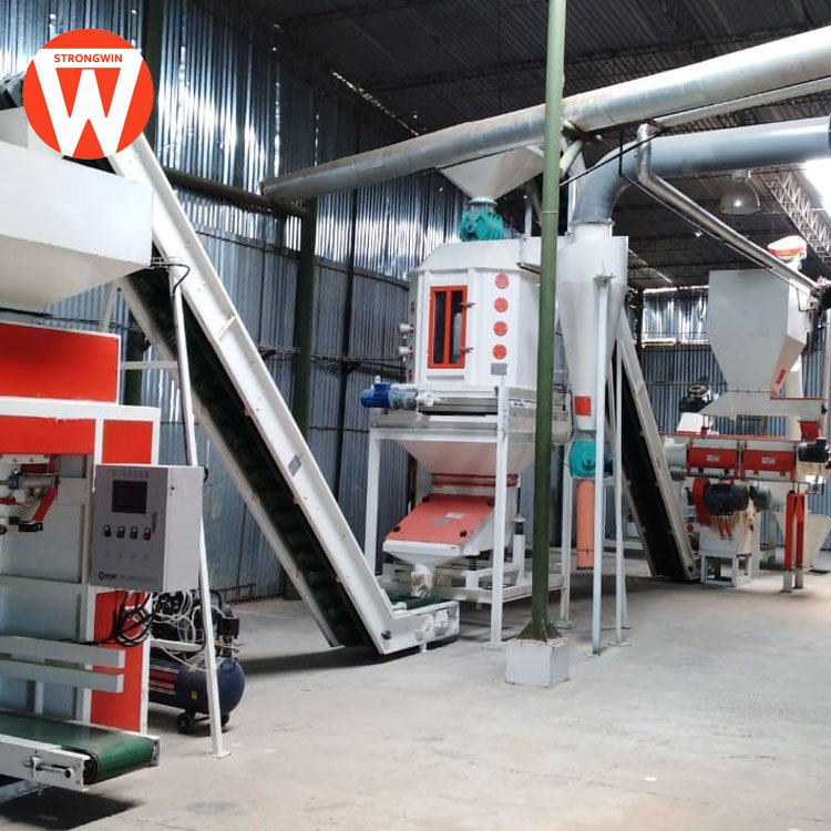 SZLH250 poultry animal feed pellet production line