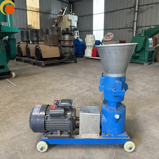 Farms use household chicken food making machine animal feed factory flat die pig feed pellet machine