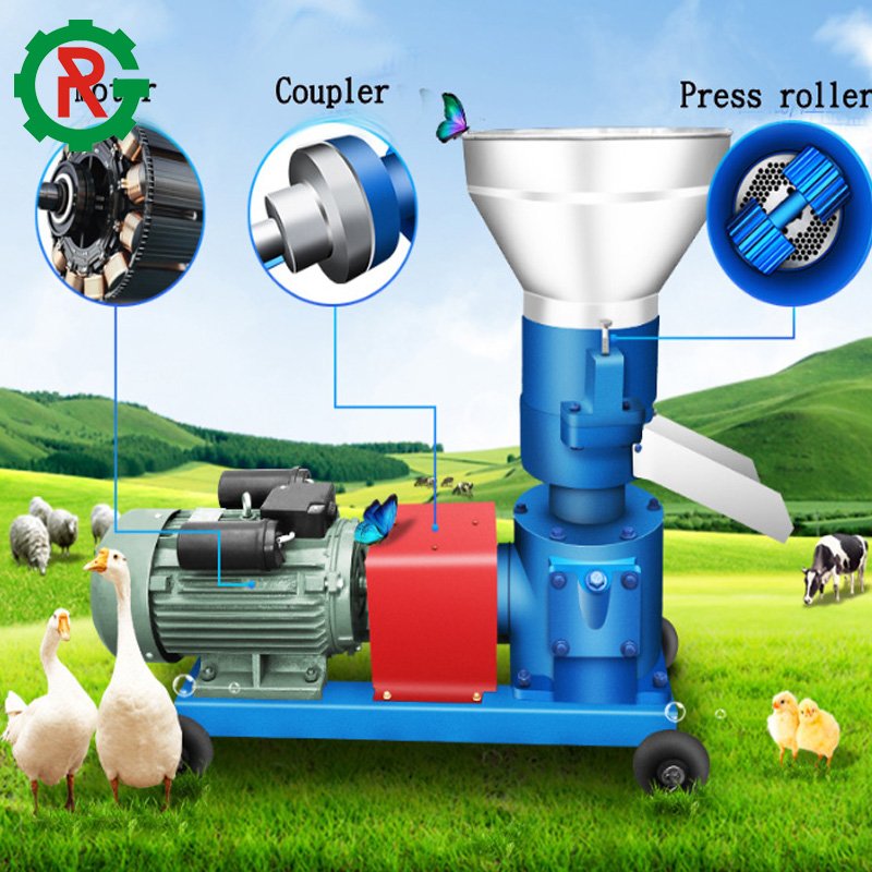 Poultry equipment animal feed pellet floating fish feed mill