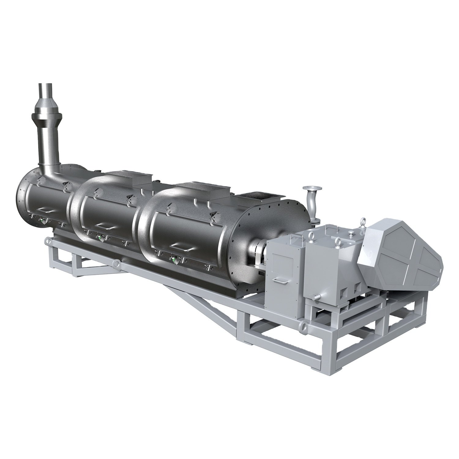Fish and Aquatic Animal Feed Double-Shaft Equal-Diameter Steam Conditioner Machine for Extruder Machine