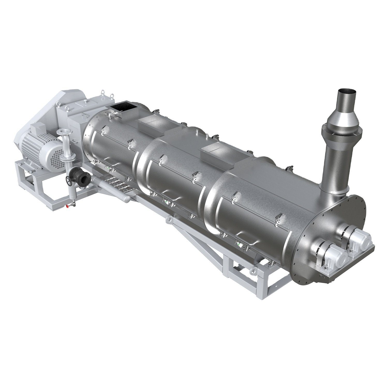 Fish and Aquatic Animal Feed Double-Shaft Equal-Diameter Steam Conditioner Machine for Extruder Machine
