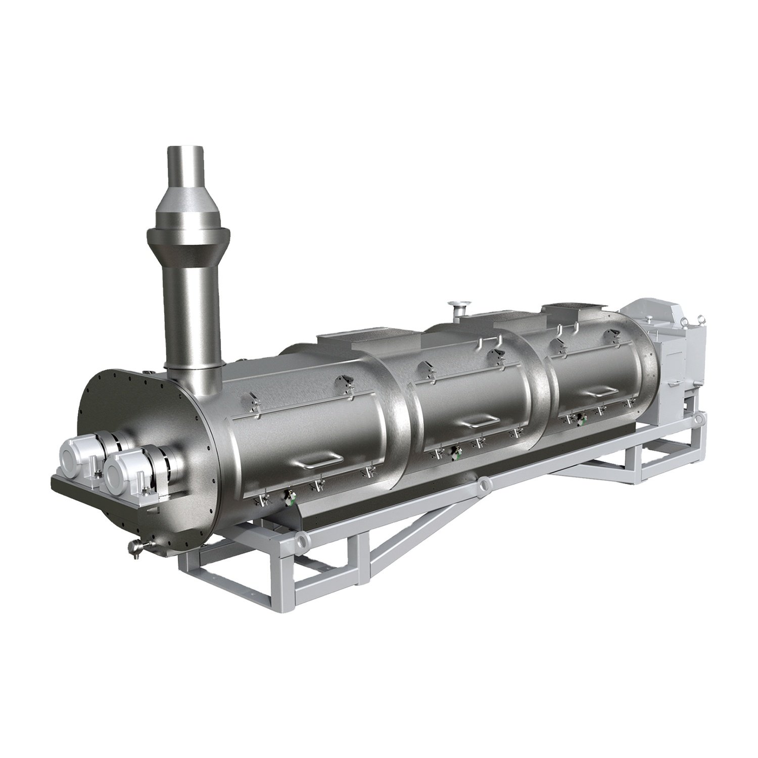 Fish and Aquatic Animal Feed Double-Shaft Equal-Diameter Steam Conditioner Machine for Extruder Machine