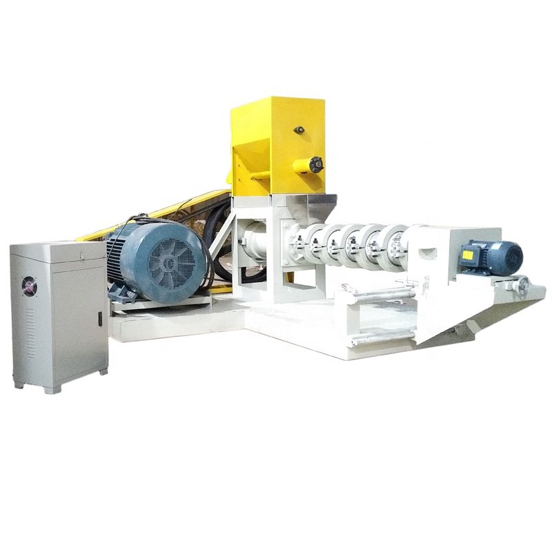Best selling soya soybean corn extruder machine animal feed making