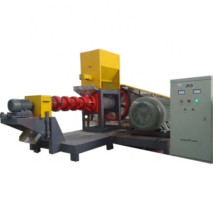 Best selling soya soybean corn extruder machine animal feed making