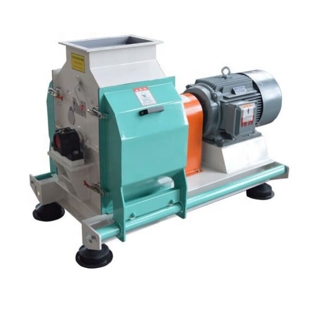 Small corn hammer mill 1t/h maize grain grinding machine animal feed crusher