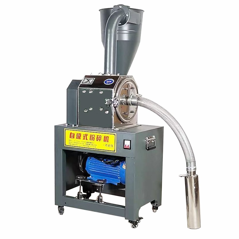 Self priming stainless steel animal feed hammer maize grinding mill forage corn crusher grain grinder machine 500 kg/h