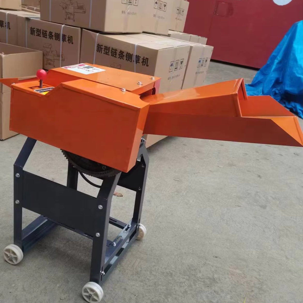 WeiYan 9ZT-0.4 Standard Popular Animal Feeding Stalks Mini Chaff Cutter NEW Gasoline Type