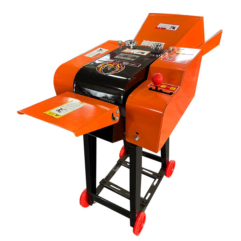 Ranch farm livestock feed fodder forage hay straw stalk grass chopper crusher chaff cutter machine for animal feed 4 ton/h