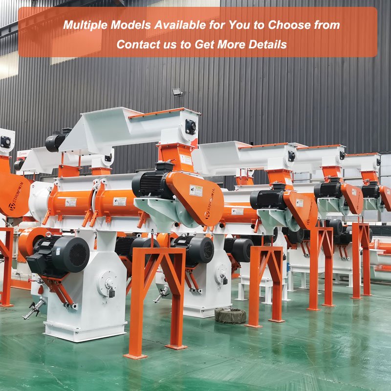 From henan 1t per hour animal feed pellet making machine