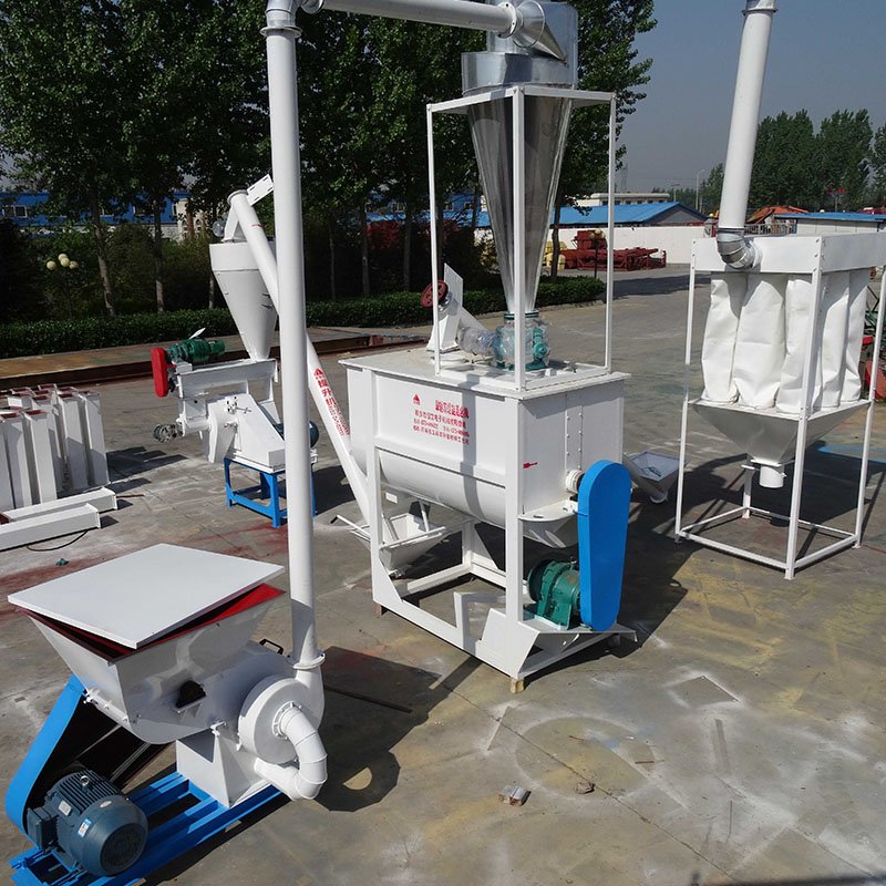 pellet feed or powder feed processing machine chicken feed production line pellet machine granular fodder for poultry
