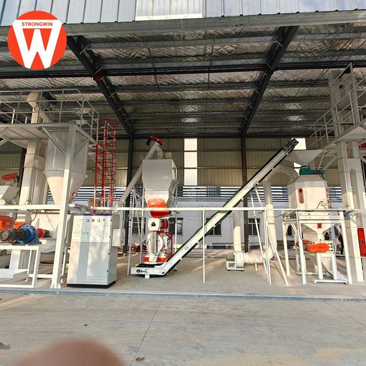 automatic animal husbandry equipment chicken poultry feed pellet machine animal feed