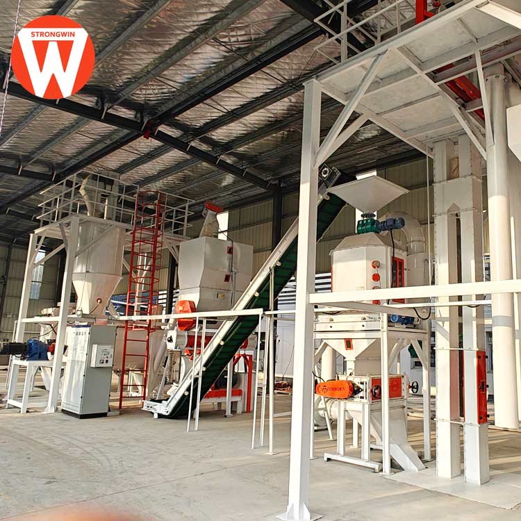 automatic animal husbandry equipment chicken poultry feed pellet machine animal feed