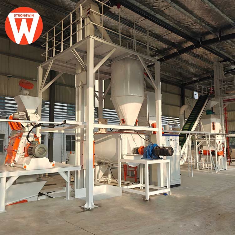 automatic animal husbandry equipment chicken poultry feed pellet machine animal feed