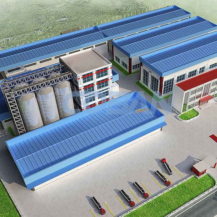 Auto Batching System Animal Feed Mill Plant Cattle Chicken Feed Pellet Making Machine Production Line for Farm Livestock Factory