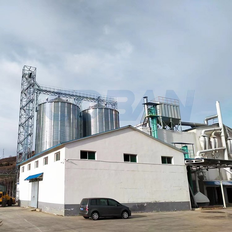 Auto Batching System Animal Feed Mill Plant Cattle Chicken Feed Pellet Making Machine Production Line for Farm Livestock Factory