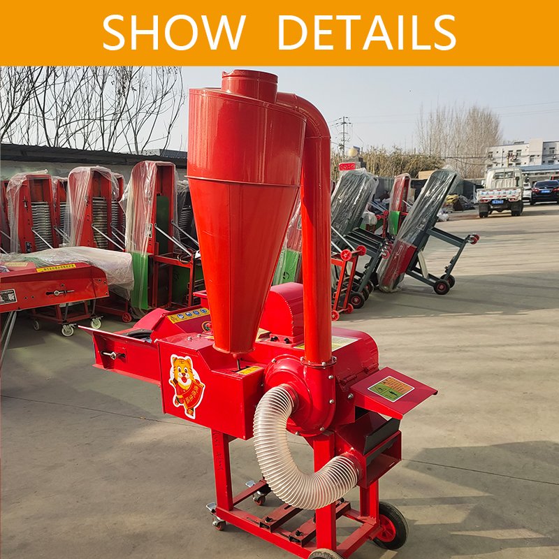 Feed silage forage hay straw stalk chopper crusher machine for animal feed farm