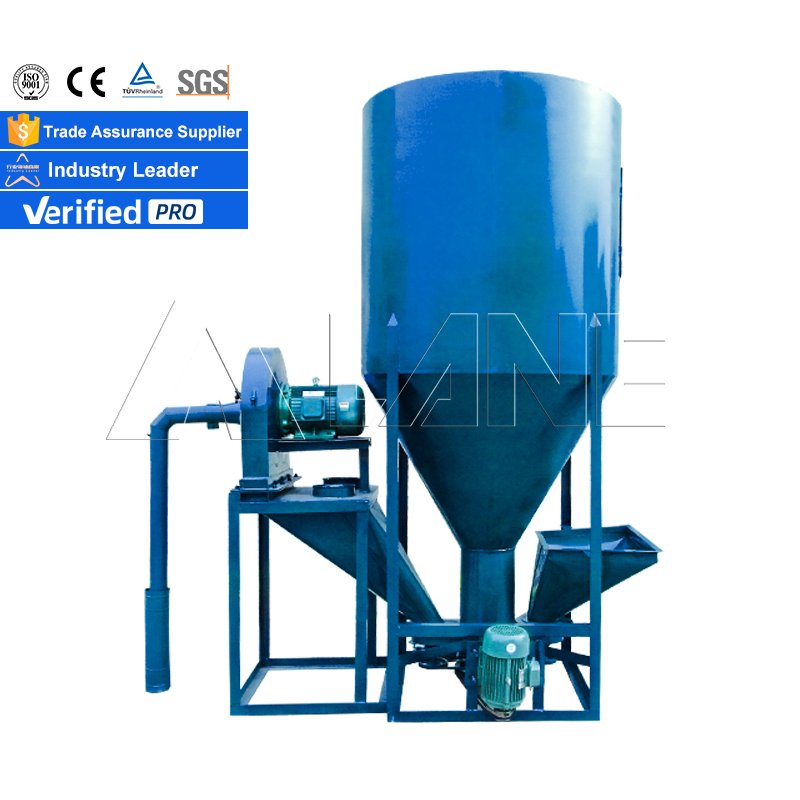 LANE Farm Feed Mixer Best Selling Vertical Crusher Mixer Animal Feed Mixer Hammer Mill