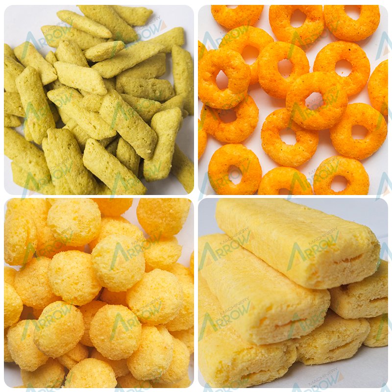 High Productivity Automatic Puff Snack Twin Screw Extruder Machine Line Maker for Corn Sticks Production
