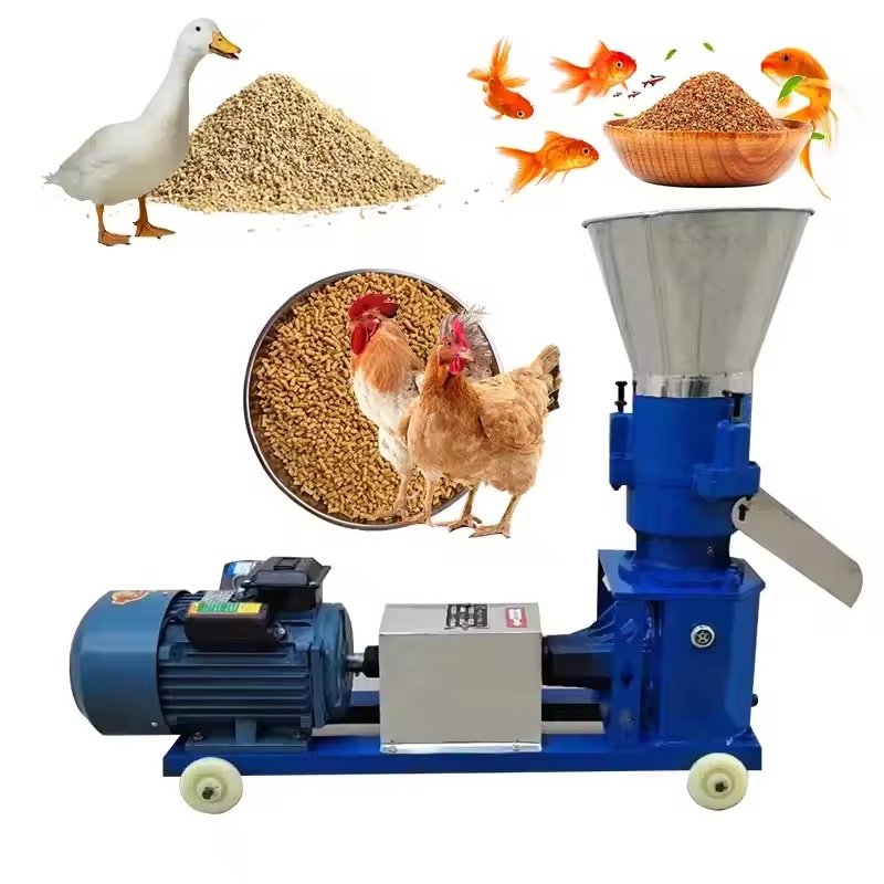 Bo Long Mini chicken poultry feed small pellet animal feed pellet machine