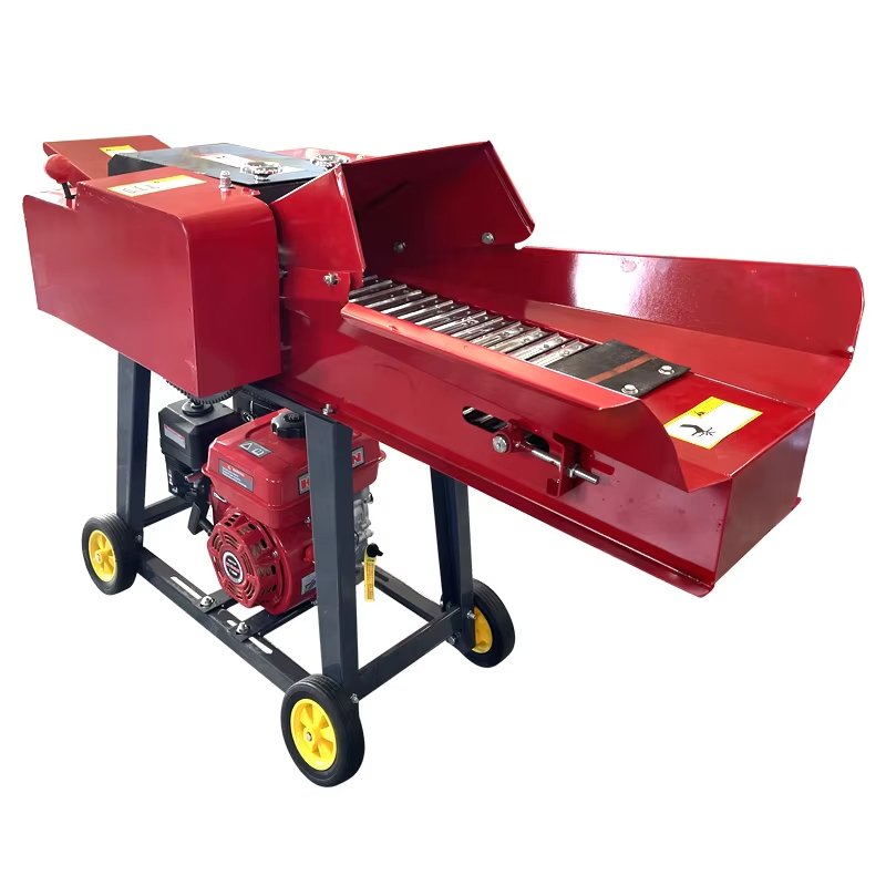 Livestock forage grass chopper machine silage cutter straw crusher chaff cutter machine for animal feed farm 3ton/h