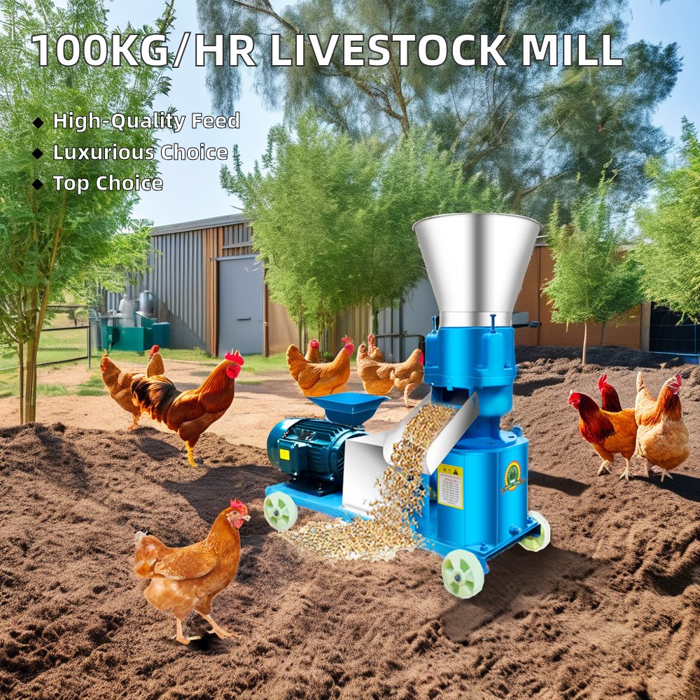 Mini chicken, cattle, animal feed, food granulator, poultry feed granulator, granulator accessories