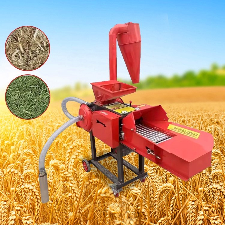 Very good cutter animal feed grass silage rice mini chopper grass chopper simple and convenient