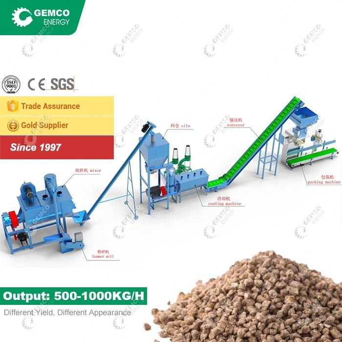Small Cattle Poultry Animal Feed Pellet Making Machine for Manufacturing Chicken,Broiler,Pig,Livestock Feed Fodder,Alfalfa Grass