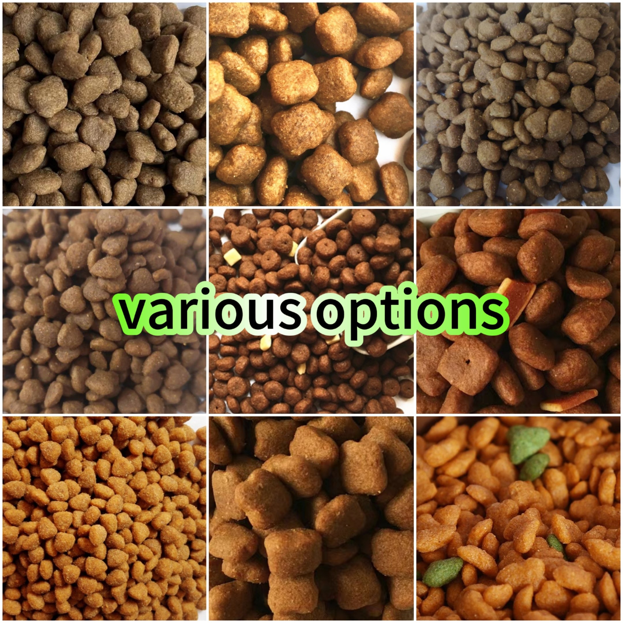 Factory Exports Multiple Flavors Private Label Hot Selling Free Sample High Protein Dry Dog Food Natural Healthy