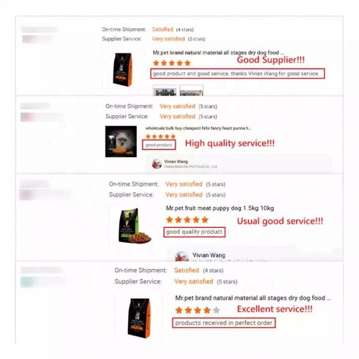 Factory Exports Multiple Flavors Private Label Hot Selling Free Sample High Protein Dry Dog Food Natural Healthy