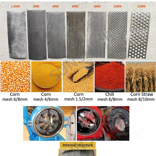 High productivity feed crusher and pellet machine diesel mixer and crusher machine for animal feed
