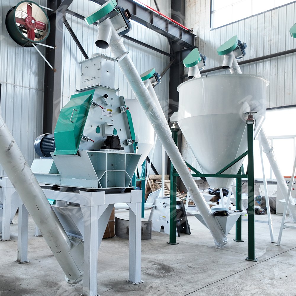 Factory Supply 3t/h Poultry Chicken Ring Die Pellet Food Maker Feeds Pellet Making Machine Animal Feed Pelleting Mill Machine